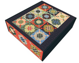 Zinnia Seeds Quilt Boxed Kit flower quilt by Riley Blake Designs