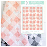 Farmhouse Plaid Quilt Kit by Aqua Paisley Studio - Gray or Pink