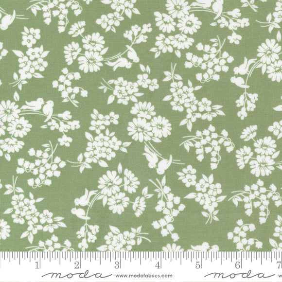 Dwell Grass Songbird Yardage 55273-17 by Camille Roskelley