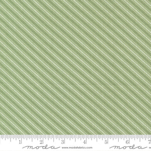 Dwell Grass Ticking Stripe Yardage 55274-17 by Camille Roskelley