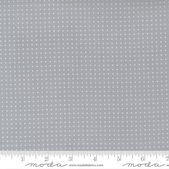 Dwell Gray Pin Dot Yardage 55276-18 by Camille Roskelley