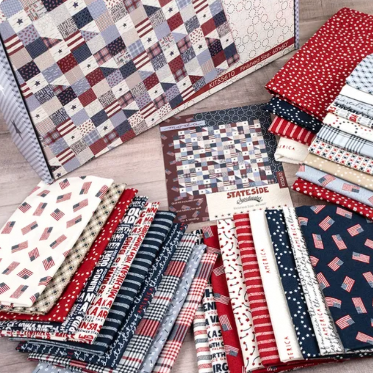Striped Ribbon Star Designer Pattern: Robert Kaufman Fabric Company