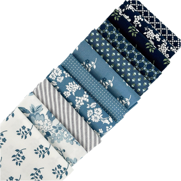 Calming Blues Fat Quarter Bundle