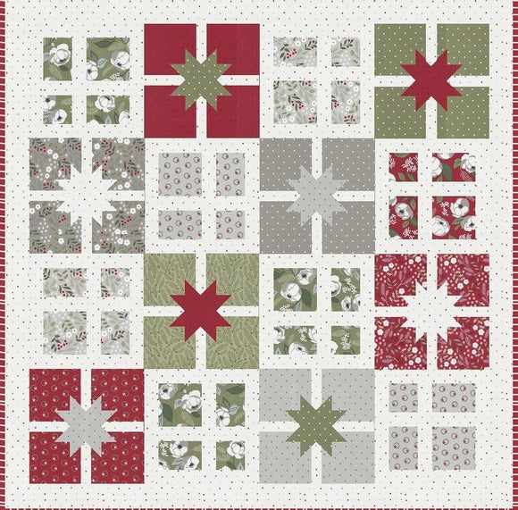 Hustle and Bustle Quilt Kit by Lella Boutique  - Light Background