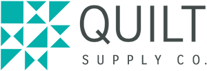 Quilt Supply Co logo.  Classic quilt block next to store name.  Online fabric and quilting supply store.