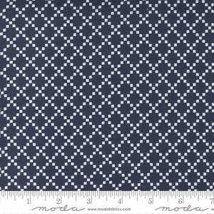 Dwell Navy Nine Patch Yardage 55272-12 by Camille Roskelley