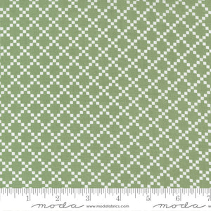 Dwell Grass Nine Patch Yardage 55272-17 by Camille Roskelley
