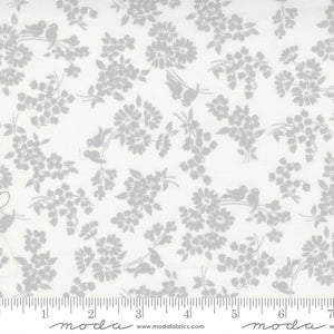 Dwell Cream & Gray Songbird Yardage 55273-28 by Camille Roskelley