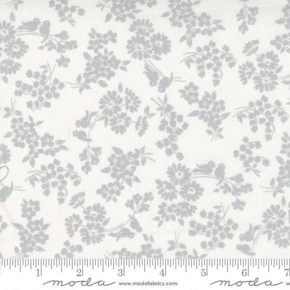 Dwell Cream & Gray Songbird Yardage 55273-28 by Camille Roskelley