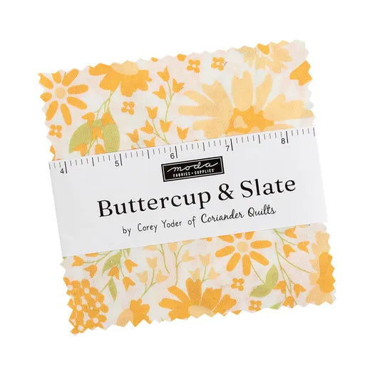 Buttercup and Slate Charm Pack by Corey Yoder