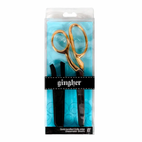 best high quality fabric scissors. Gingher steel scissors with gold handles.