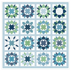Swoon Sixteen Quilt Kit by Thimble Blossoms